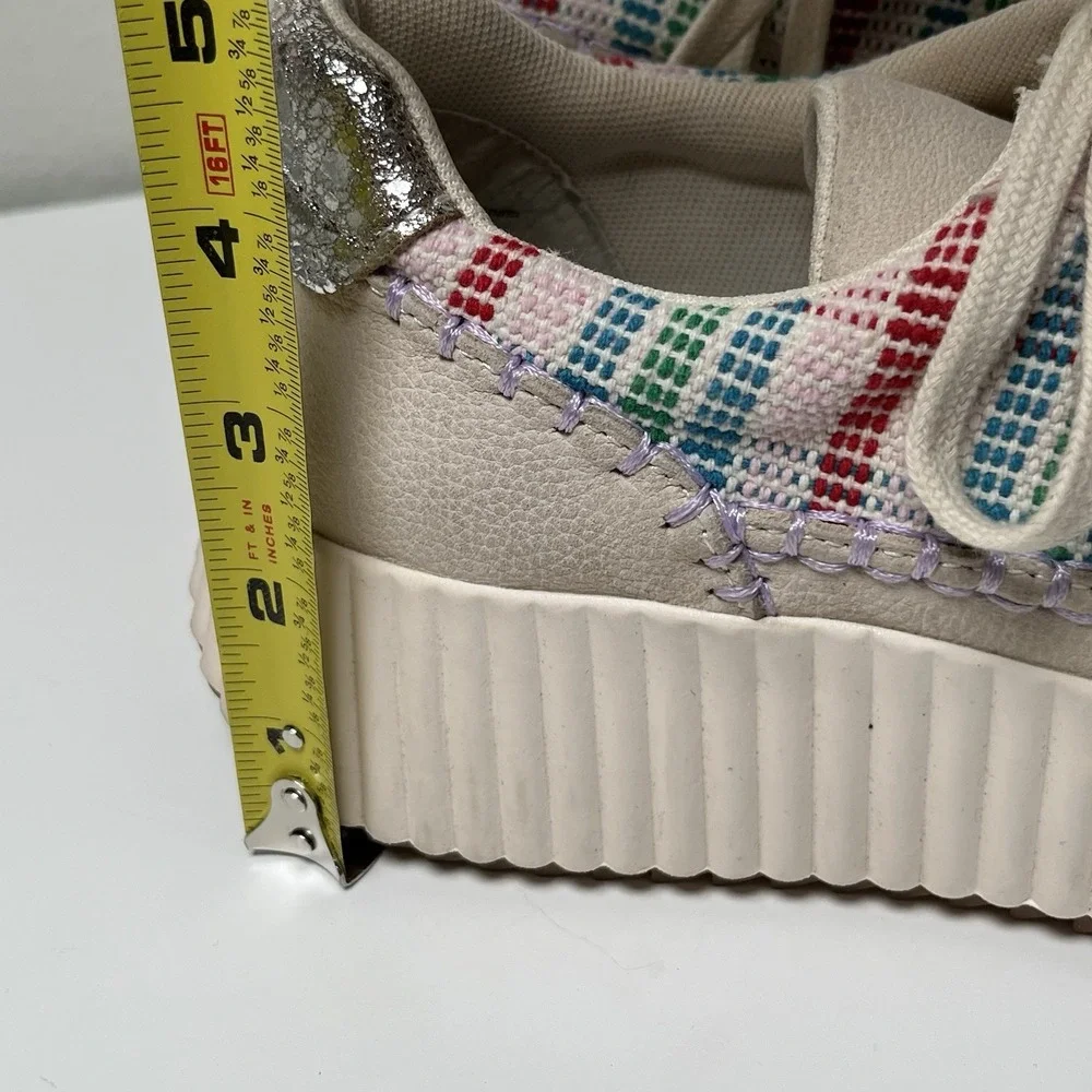 Dolce Vita Women's Dolen Multicolor Platform Sneakers Woven Sz 8 Thick Comfort‎